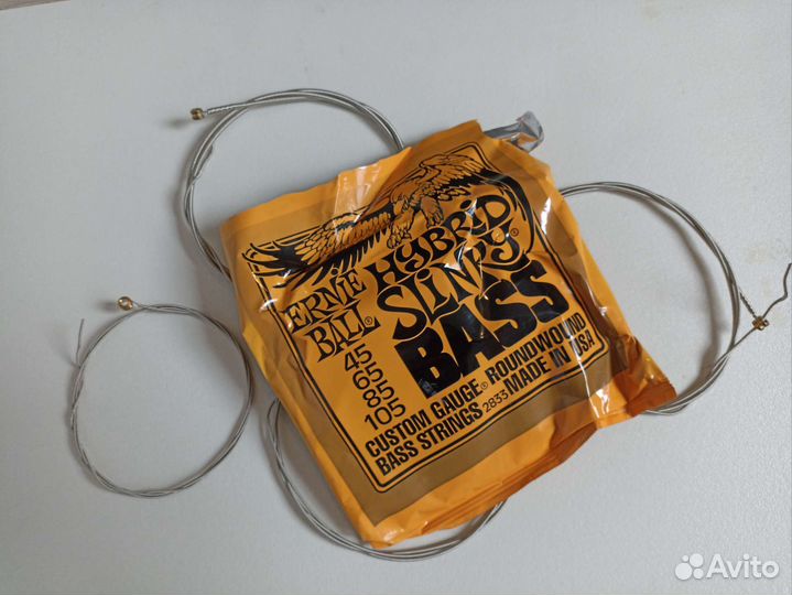 Струны для бас-гитары Ernie ball (45-105)