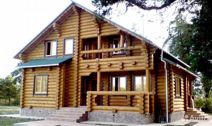 Строительство деревянных домов бань из бревна