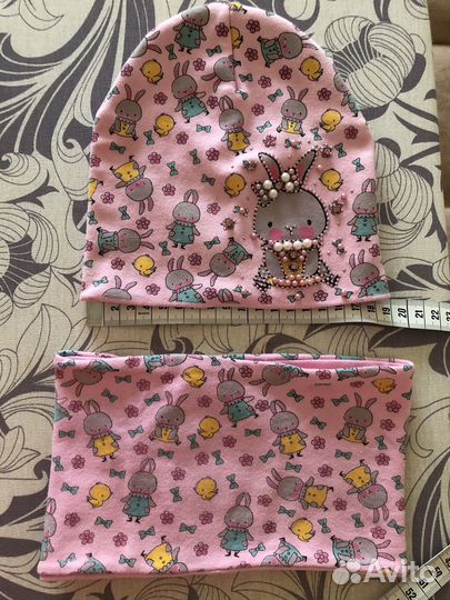 Шапка и снуд для девочки