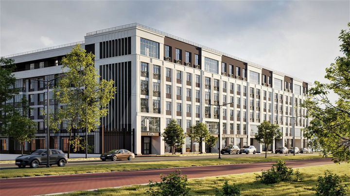 3-к. квартира, 89,4 м², 5/6 эт.