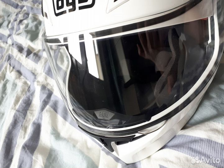 Шлем модуляр AGV Compact, белый