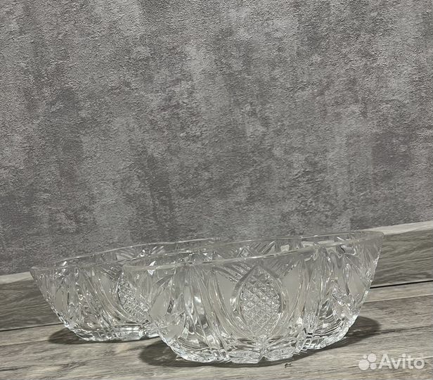 Хрустальные вазы времен СССР