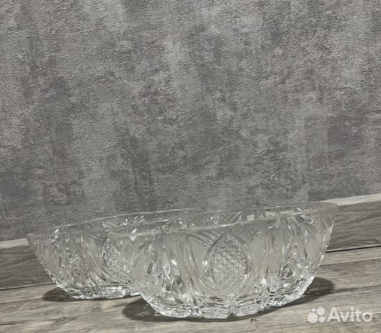 Хрустальные вазы времен СССР