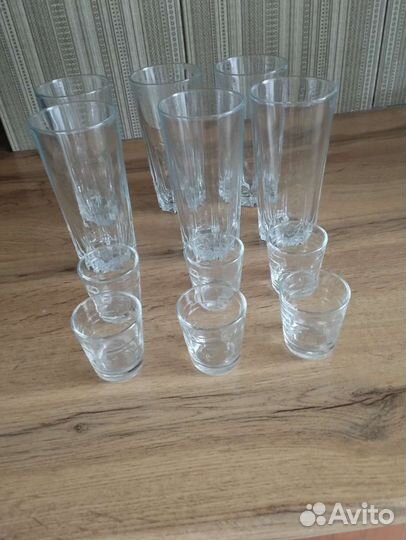 Хрустальные фужеры бокалы