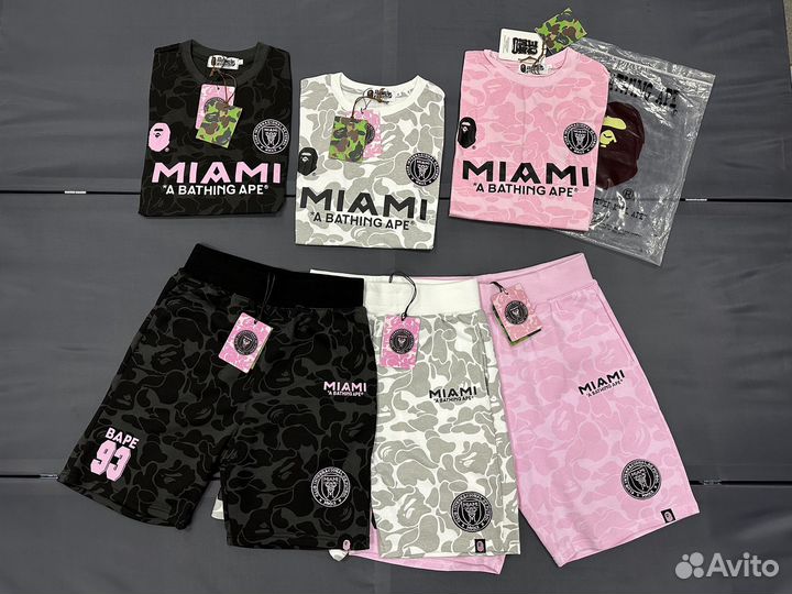 Футболка и Шорты bape x inter miami (унисекс)