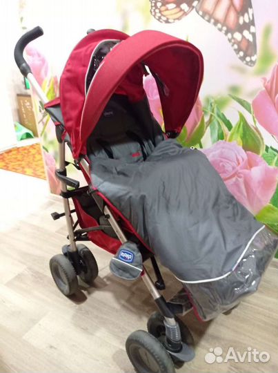 Новая прогулочная коляска chicco myltivay утеплен