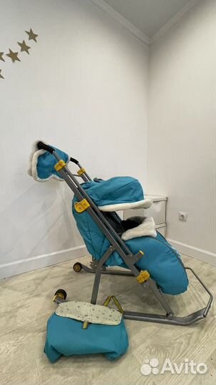 Детские санки коляска