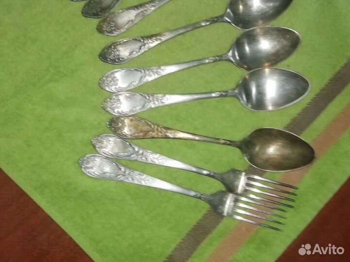 Мельхиоровые столовые приборы