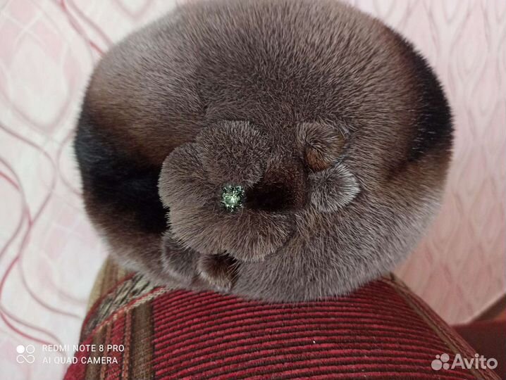 Берет норковый