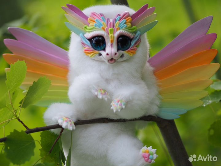 Дракон в смешанной технике