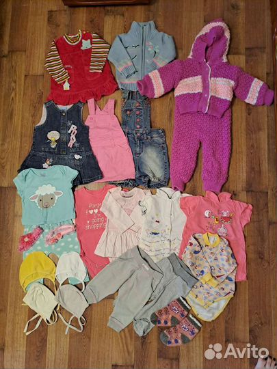 Кофта, костюм, штаны, боди, шапочки, носки