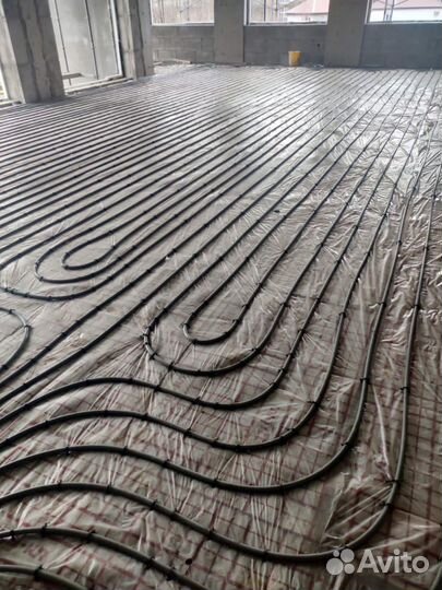 Частная бригада. монтаж теплых полов и отопления