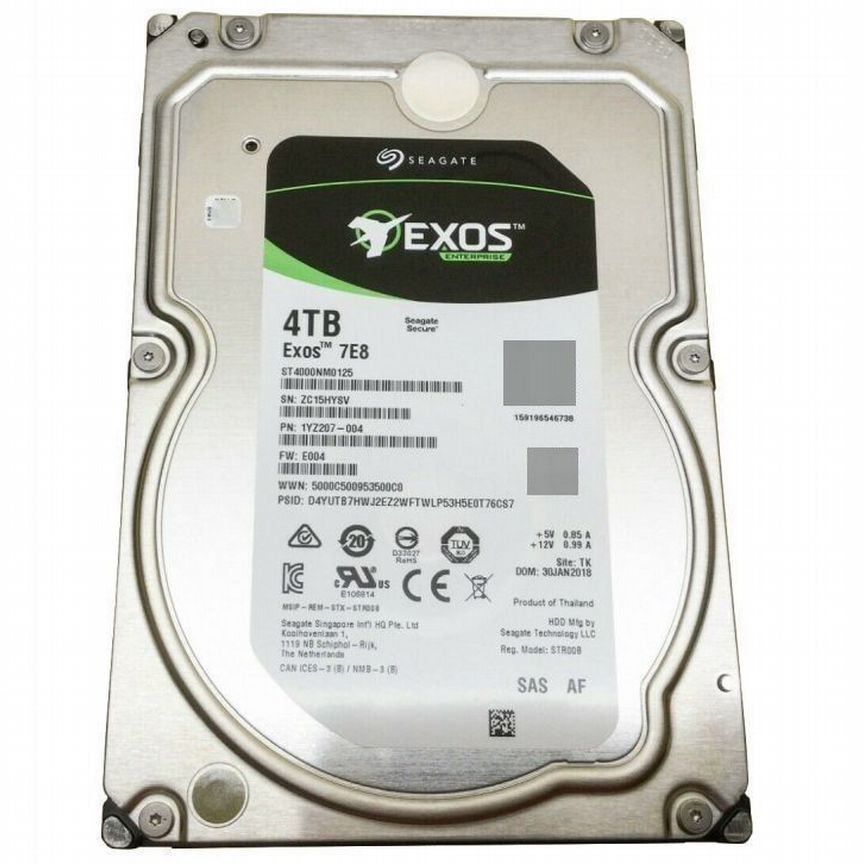 [ST4000NM0125] Жесткий Диск Seagate 4tb 7200 Sas 3,5 St4000nm0125