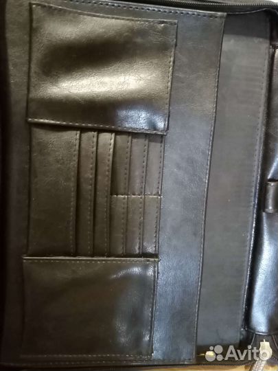 Папка деловая с ручкой