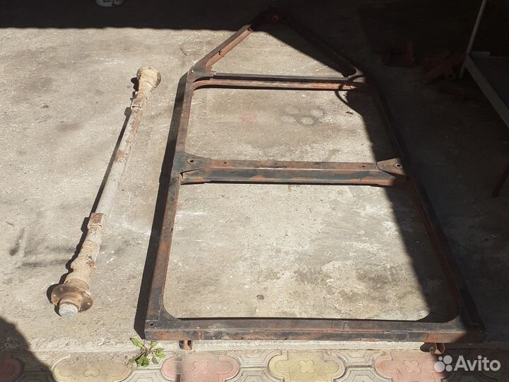 Ось рама для прицепа