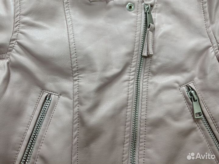 Куртка hm кожаная для девочки 110