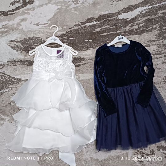 Платье нарядные р.116 как новые