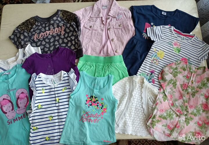 Одежда для девочки пакетом 104 110