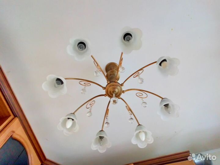 Люстра потолочная Италия бу