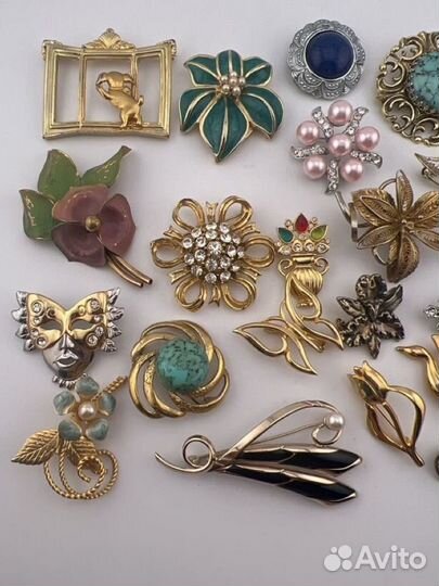 Брошь винтаж СССР Чехия Германия