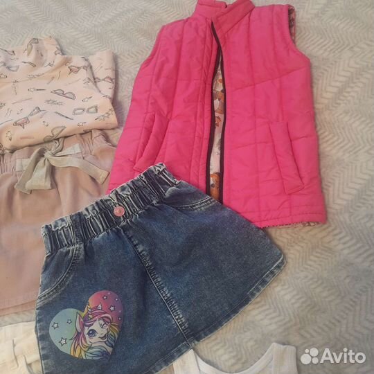Вещи пакетом на девочку 4 года(104-110 р)