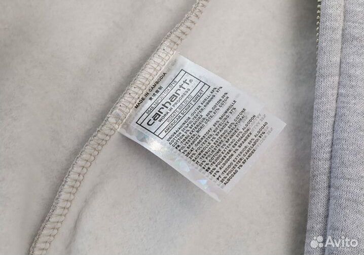 Зип худи carhartt