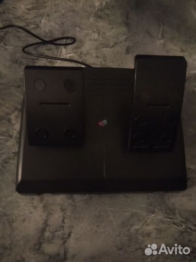 Игровой руль с педалями для пк dexp wheelman pro