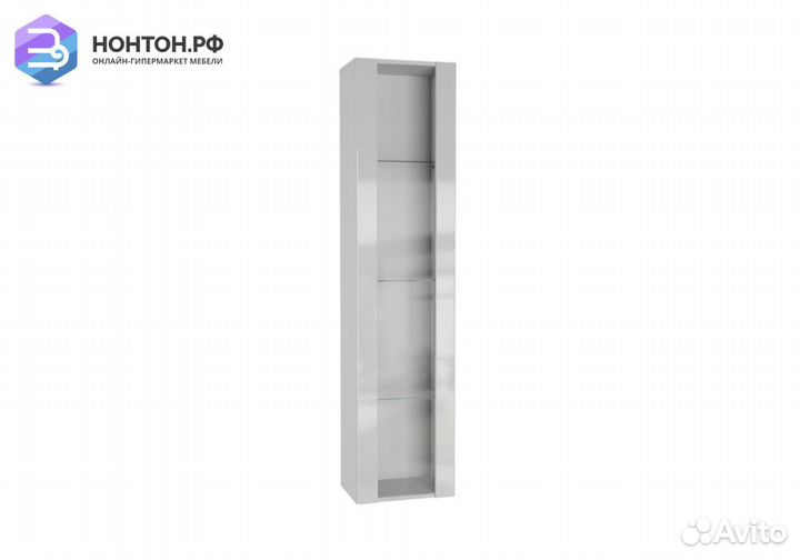 Шкаф навесной Point тип-41 белый глянец / белый ма