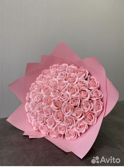 Букет из мыльных роз 51шт