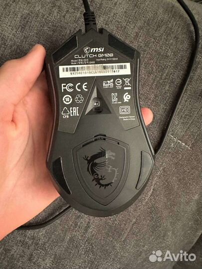 Игровая мышь msi clutch gm08
