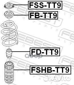 Опора переднего амортизатора fsstt9 Febest