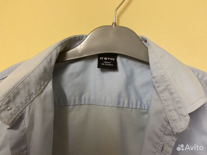 Рубашка для мальчика школьная 140 146