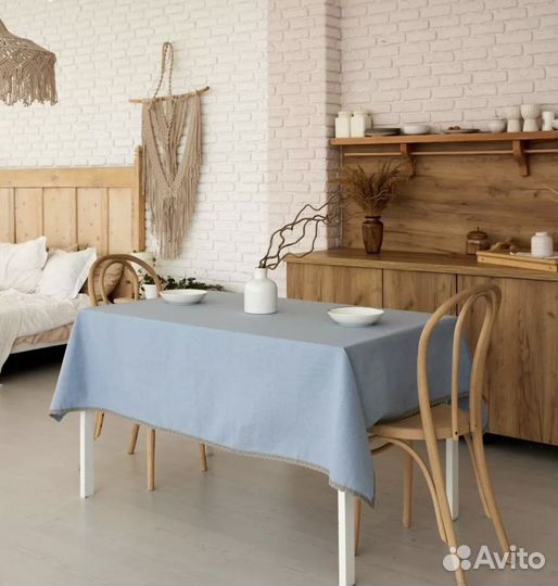 Скатерть льняная 150/220