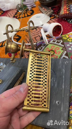 Старинный письменеый набор с Подсвечниками