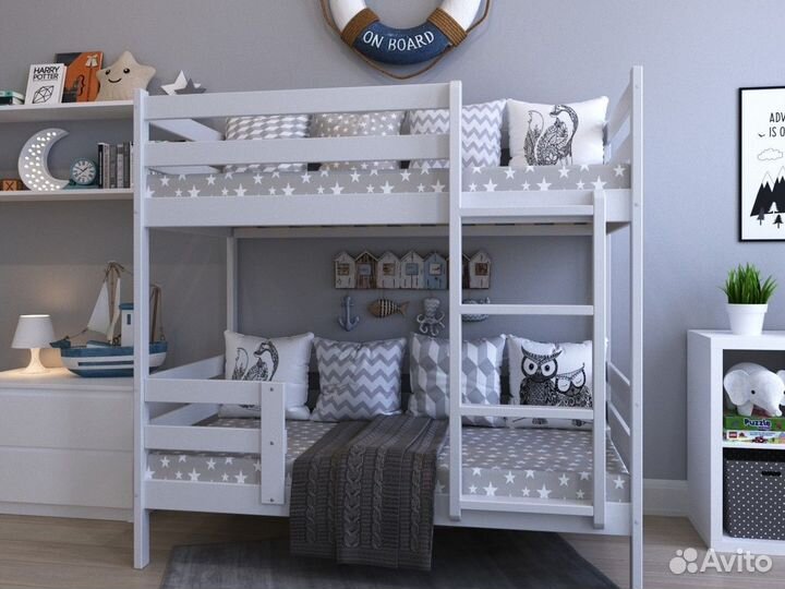 Двухъярусная кровать детская