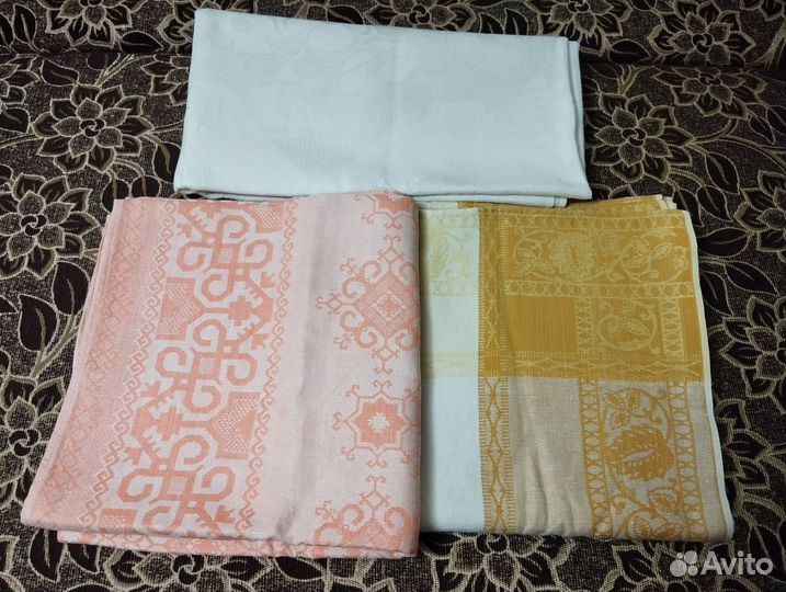 Скатерть льняная СССР