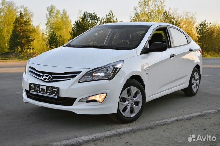 Бампер хендай солярис 2014-2017 передний