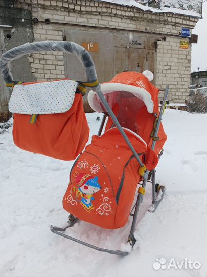 Коляска санки