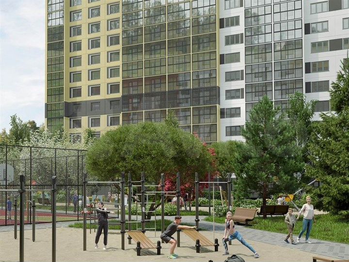 1-к. квартира, 51,4 м², 16/17 эт.