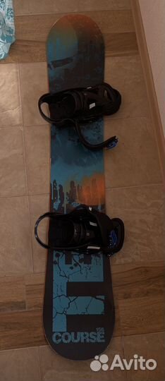 Сноуборд Termit с креплениями Burton Custom