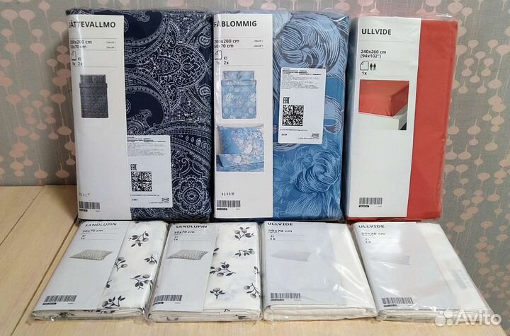 Икея белье fablommig jattevallmo