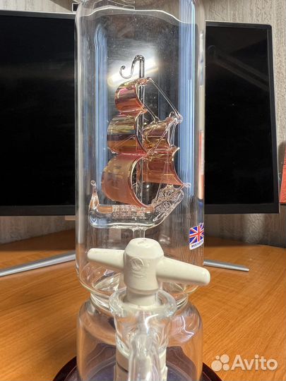 Корабль в бутылке pinta 1492 May Flower Glass