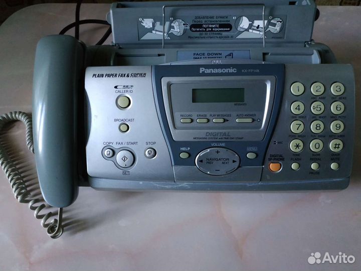 Телефон факс PanasonicKX-FT21 KX -FP-148