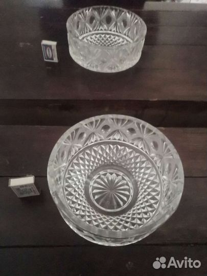 Салатник хрустальный