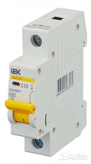 Автоматический выключатель IEK ва 47-29 (C)