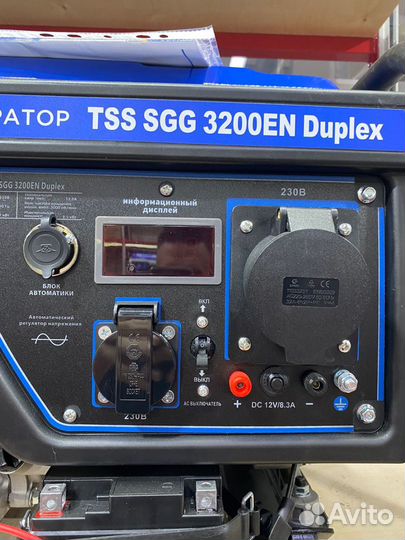 Бензо-генератор TSS SGG 3200EN Duplex