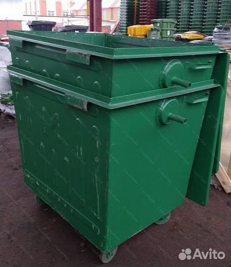 Мусорный контейнер 8м3, 1.1м3, 0.75 м3 H11440