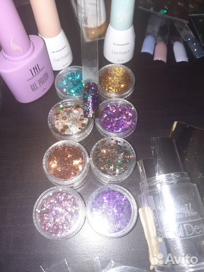 Гель лак, наклейки, для маникюра, для дизайна