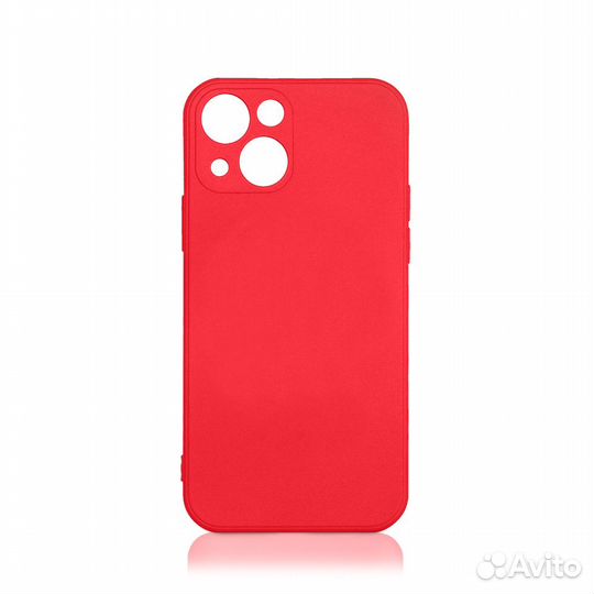 Силиконовый чехол для iPhone 13 mini DF (red)