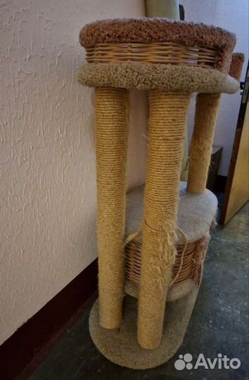 Когтеточка домик для кошки бу